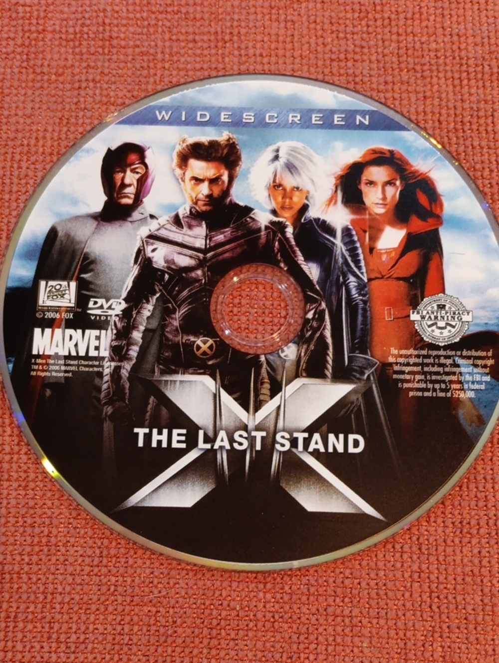 2/$8 Marvel X-Men: The Last Stand Widescreen DVD *NO CASE*